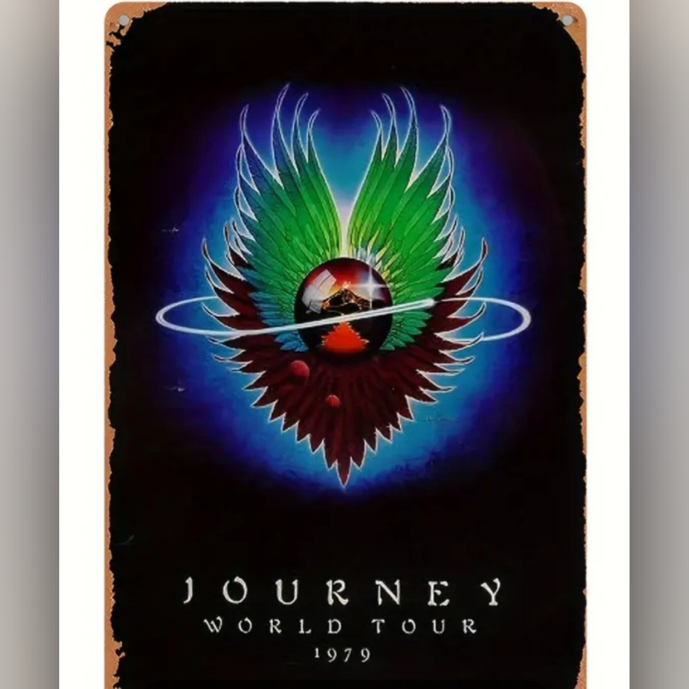 Journey Band Decorative Tin Sign